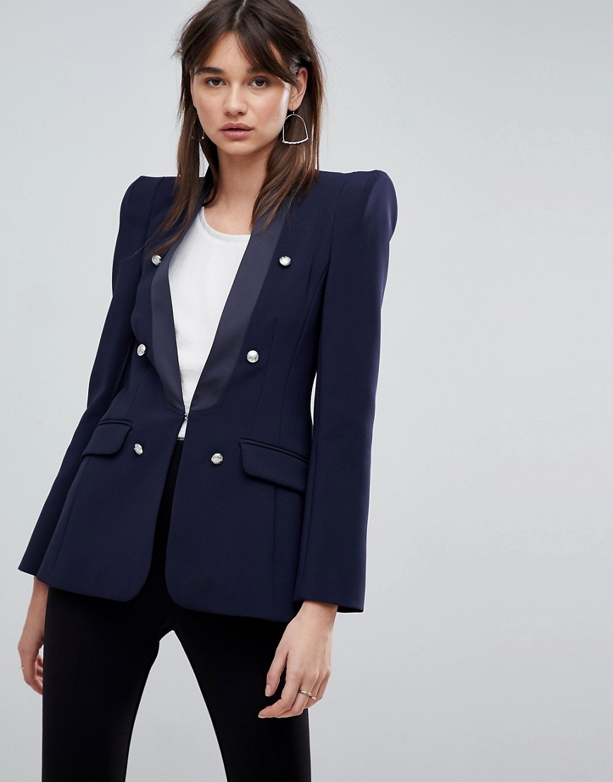 ASOS Premium Tailored Blazer with Military Buttons