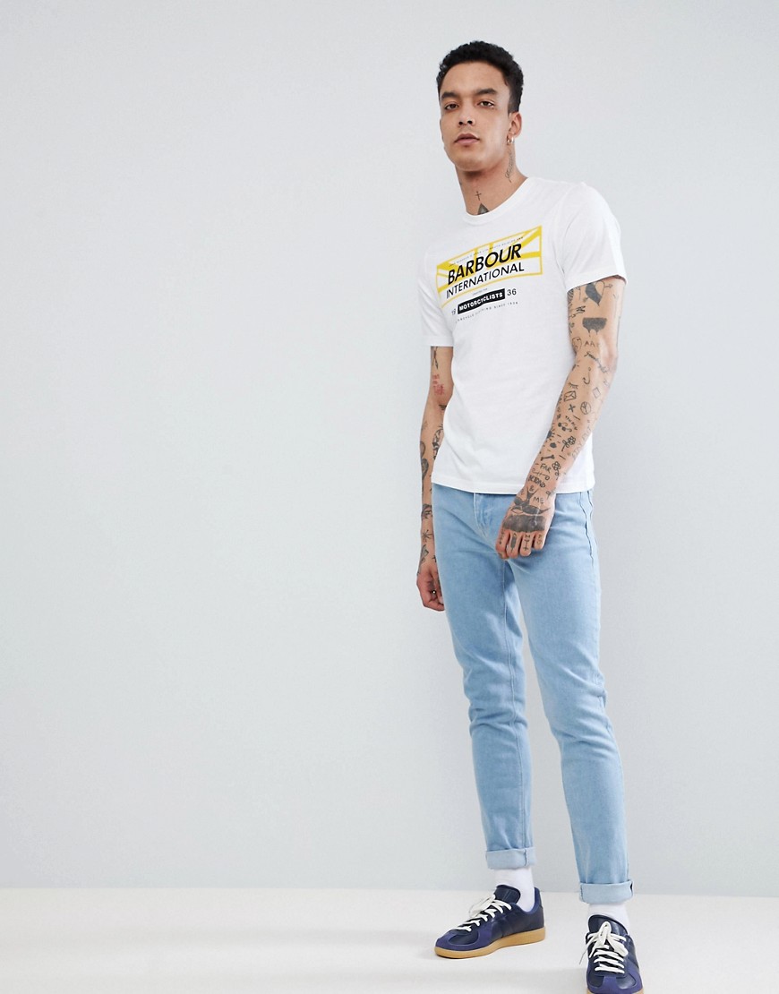 Barbour International Union T-shirt in White