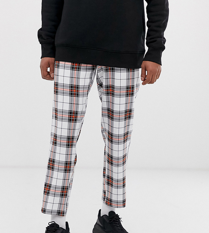 Reclaimed Vintage checked casual trousers