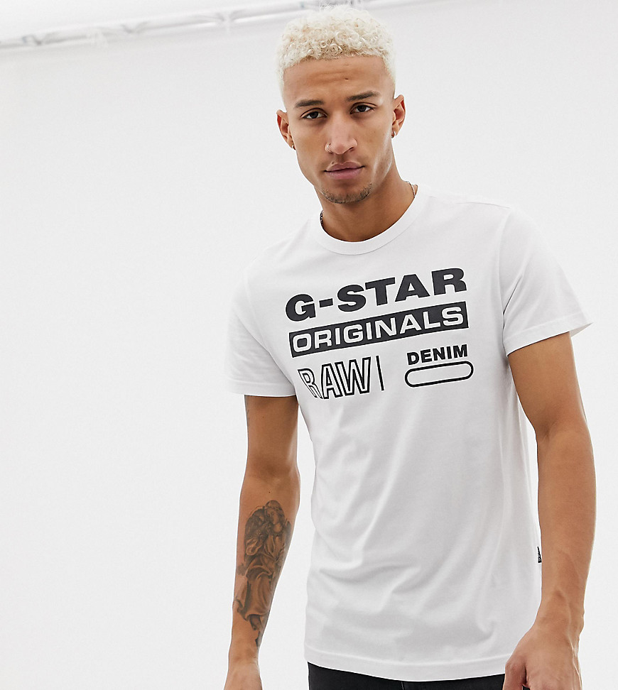 G-star Swando graphic t-shirt in white