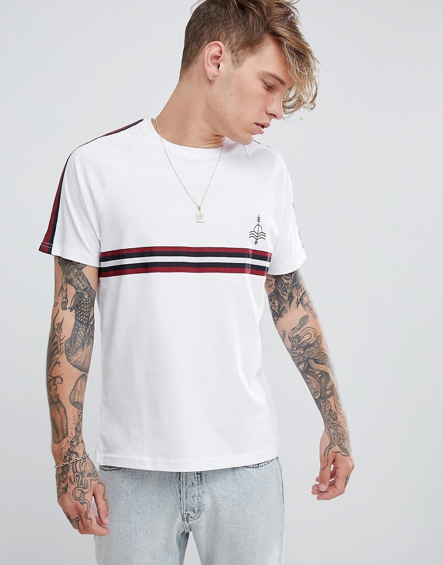 Brooklyn Supply Co t-shirt with sleeve and chest taping