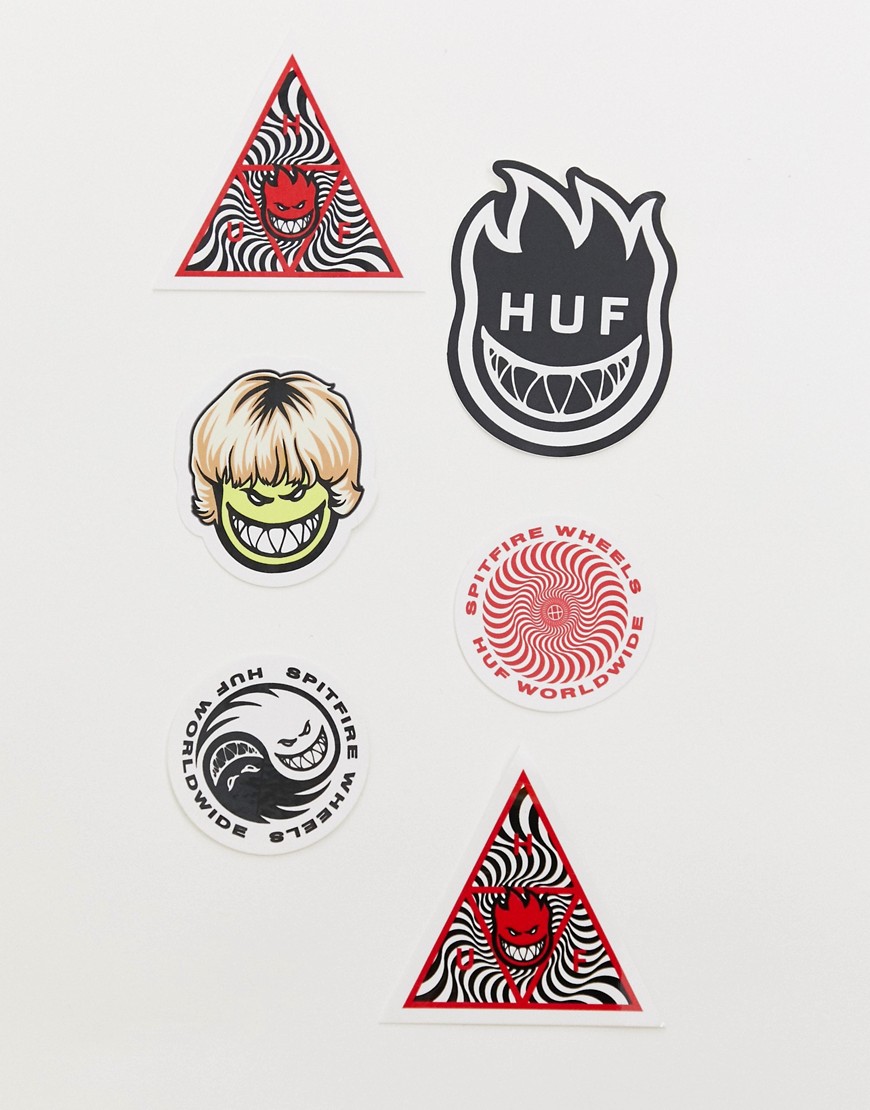 HUF x Spitfire Sticker Pack - Multi