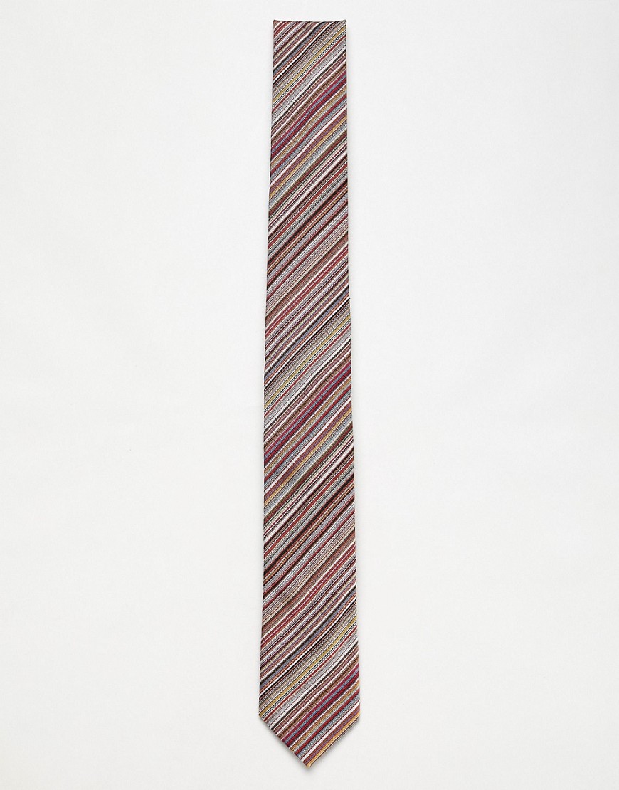 Paul Smith classic stripe slim tie