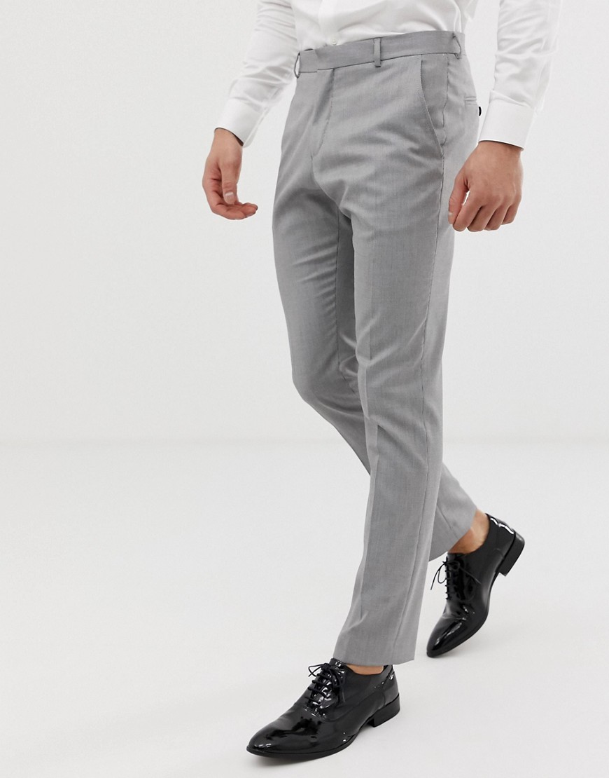 Selected Homme slim suit trouser in grey