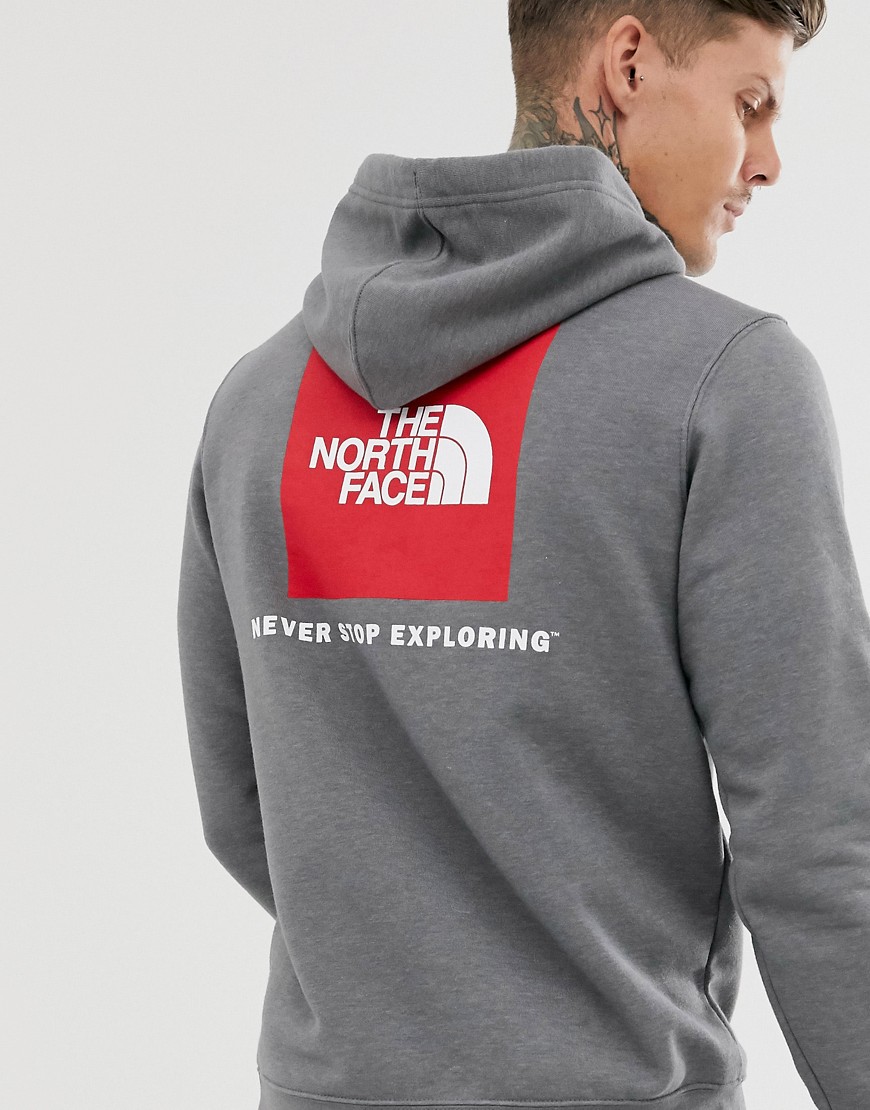 north face red box hoodie women's