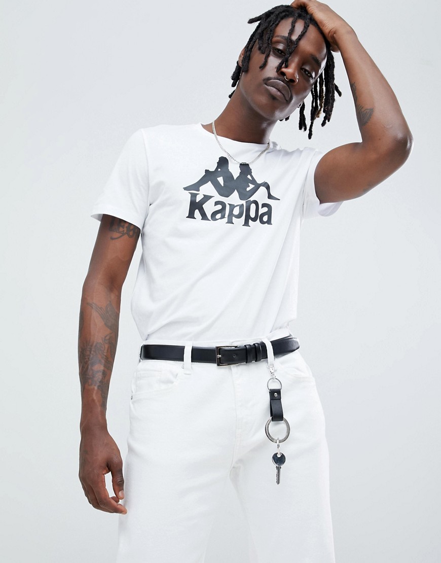 Kappa t-shirt with logo in white - White