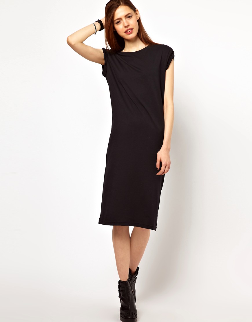 Just Female | Just Female Roll Sleeve T-Shirt Dress at ASOS