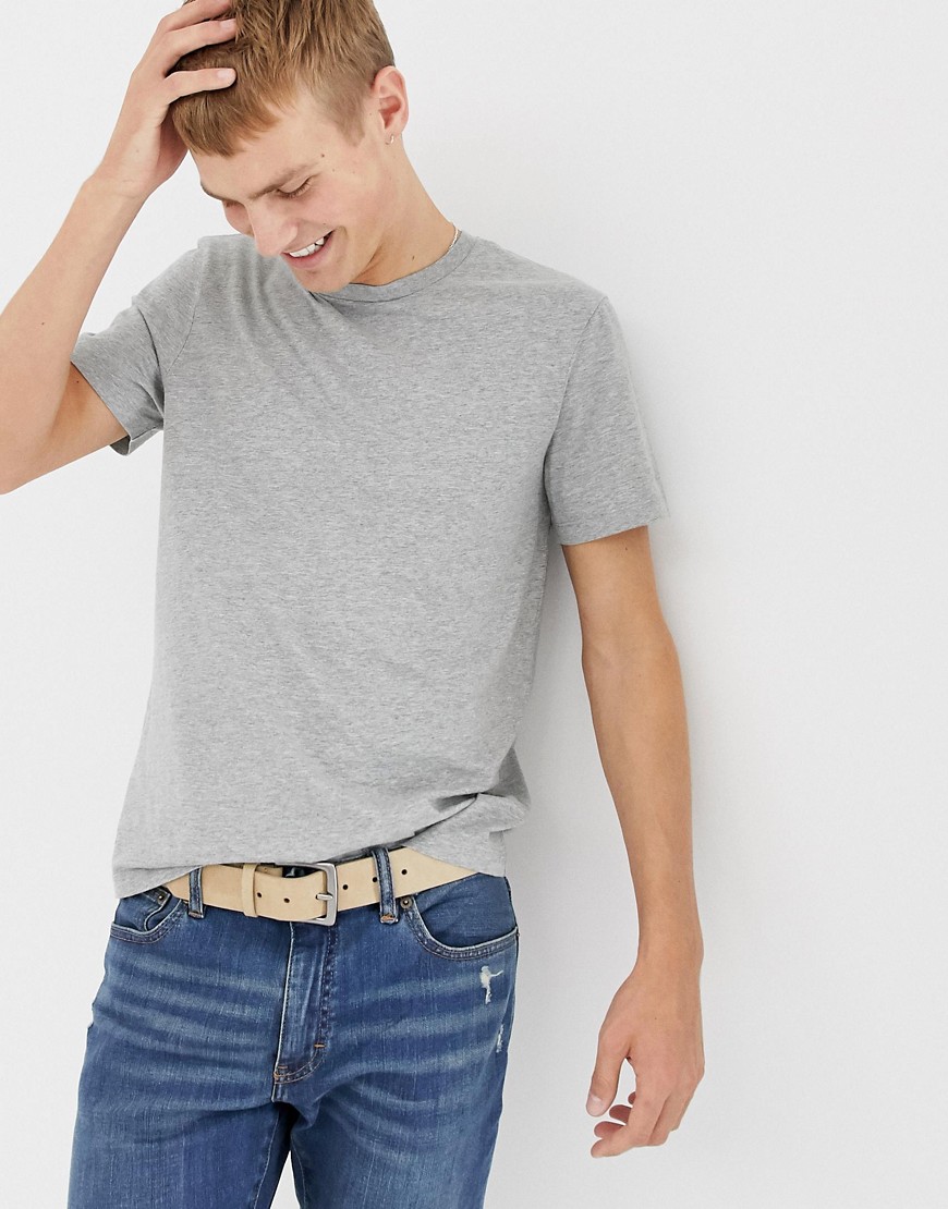 J.Crew Mercantile washed crew neck t-shirt in grey marl