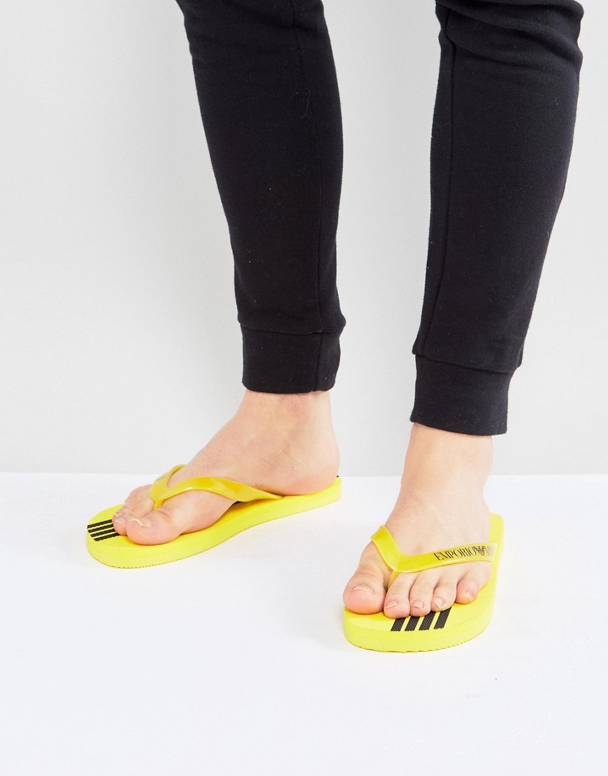 Emporio Armani Flip Flops - Yellow