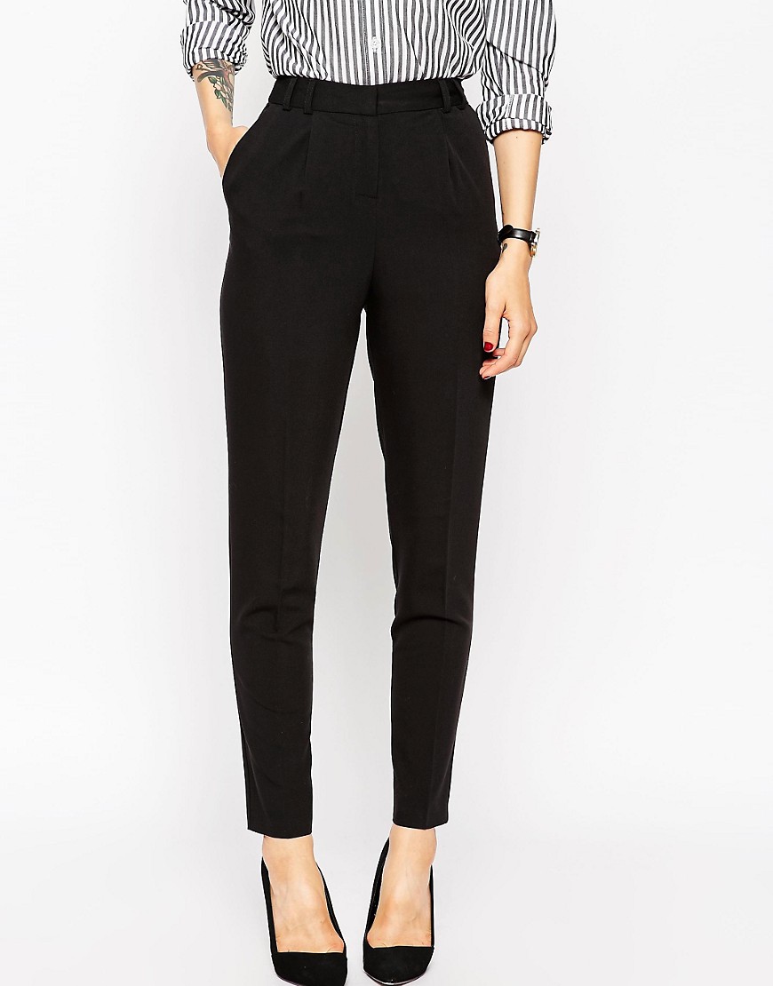 ASOS | ASOS Trousers in High Waist with Straight Leg at ASOS