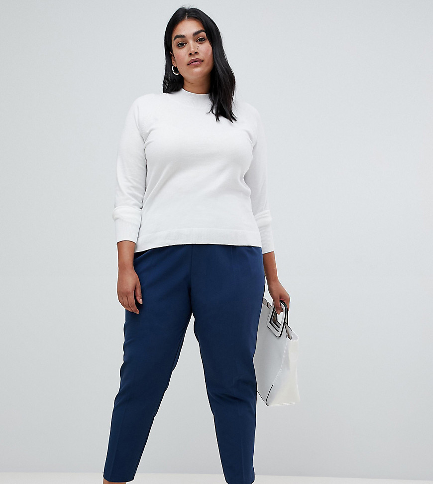 ASOS DESIGN Curve high waist tapered trousers