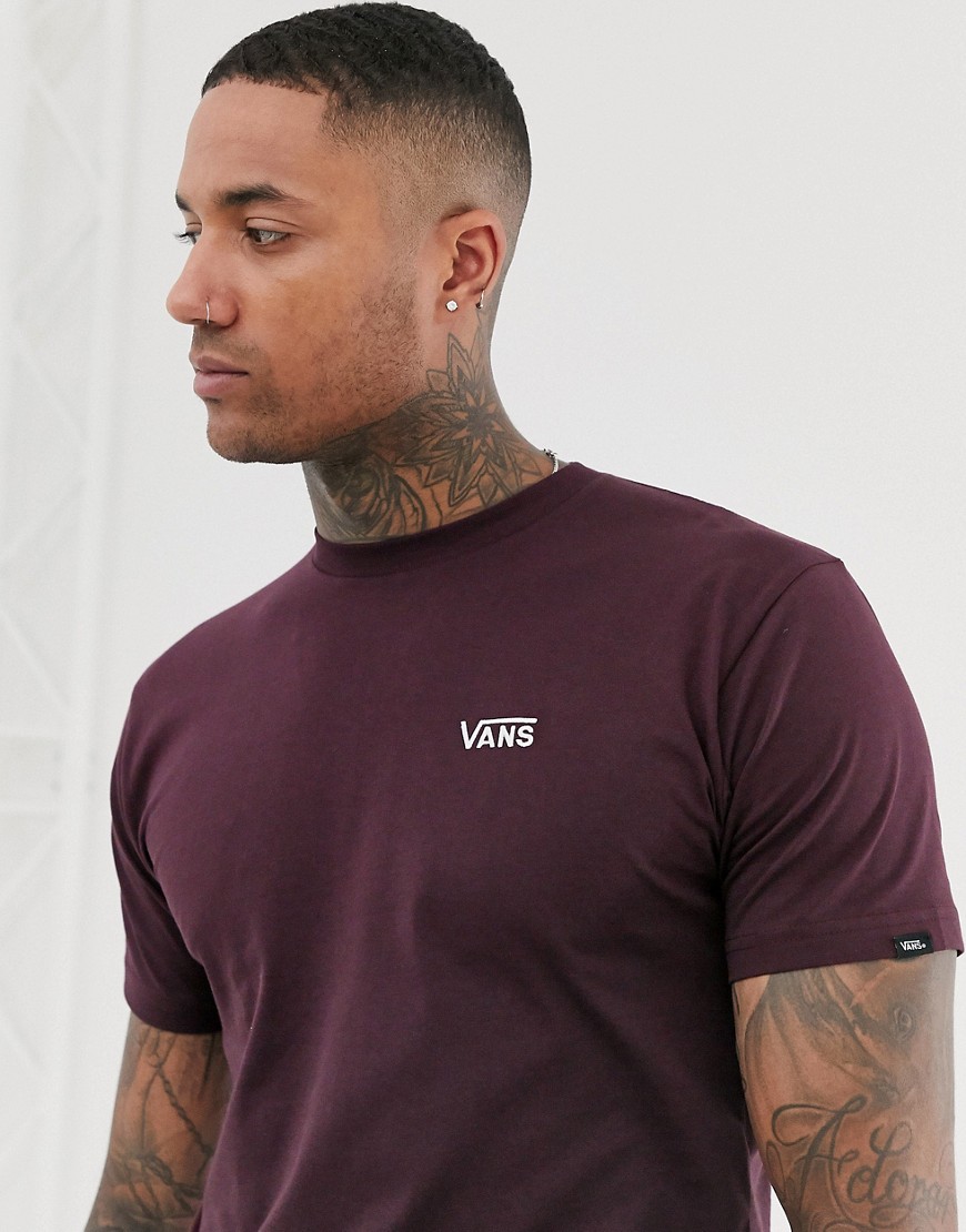 Vans t-shirt with small logo in purple Exclusive at ASOS