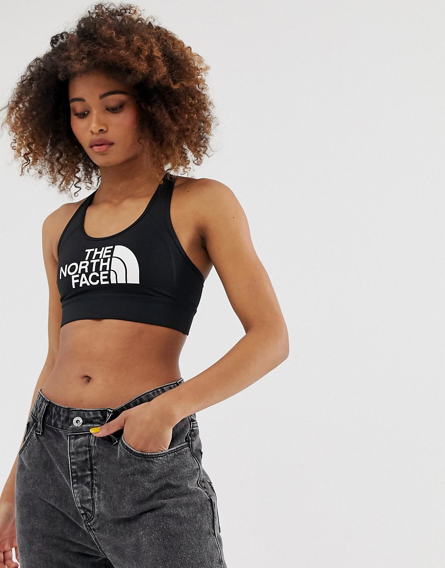 The North Face Bounce Be Gone Sports Bra in Black