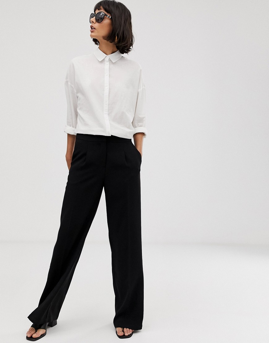 Selected Femme wide leg trousers