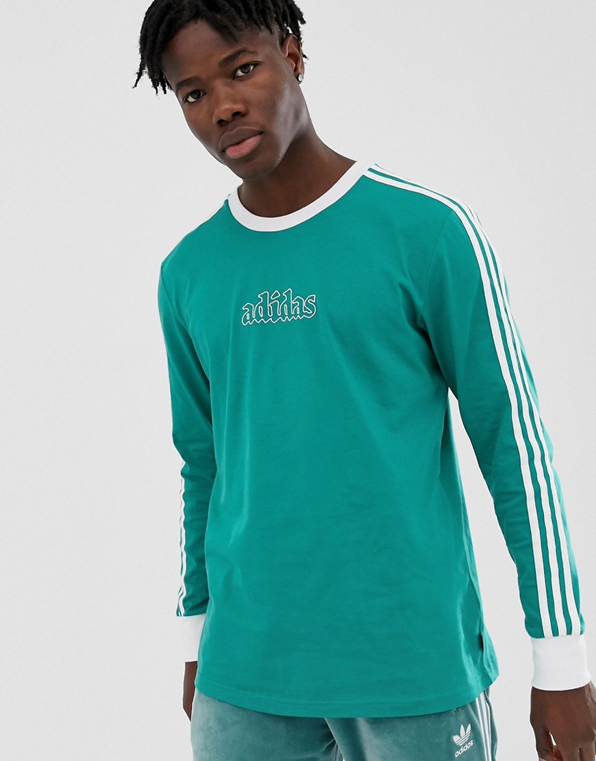 Adidas Skateboarding Long Sleeve T-Shirt Green