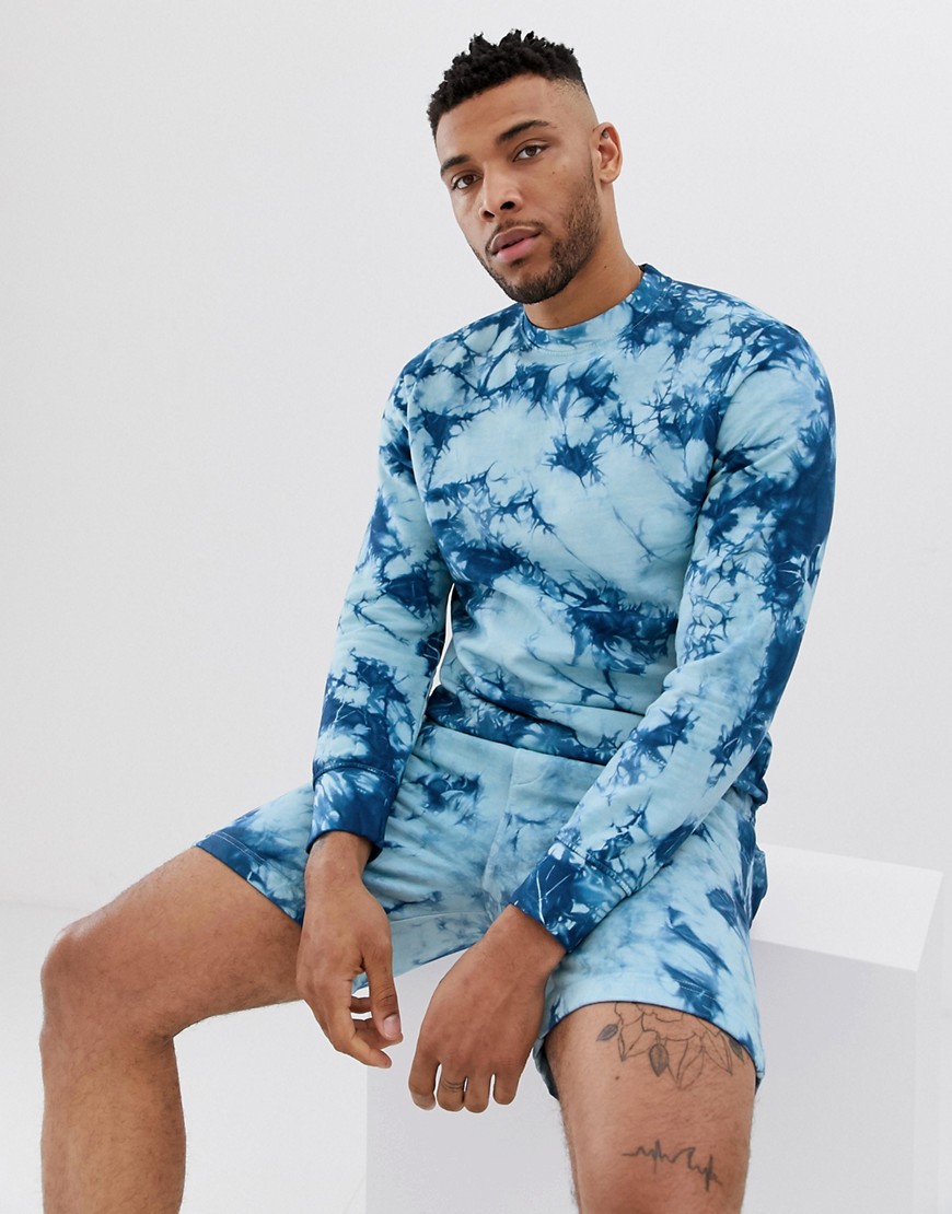 Another Influence tie dye sweat jumper co-ord