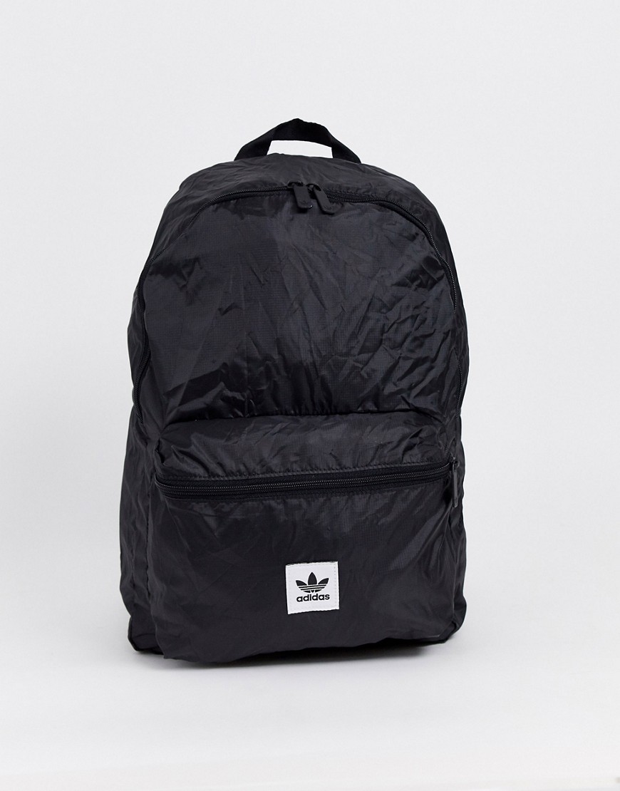 adidas Originals mini logo backpack with blue trefoil pouch
