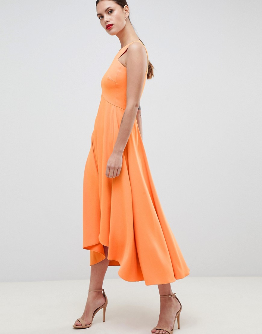 Karen Millen fluid midi dress - Orange