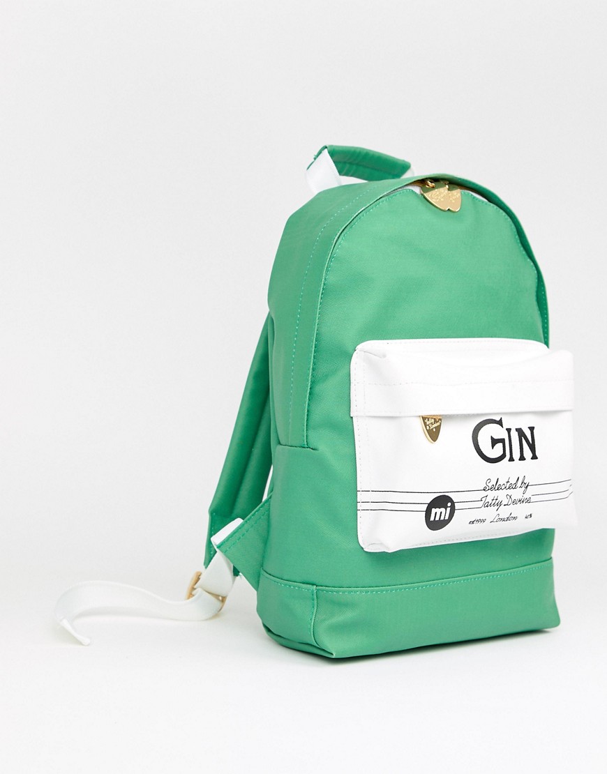 Mi-Pac x Tatty Devine Mini Green Gin Backpack