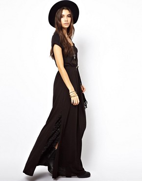 Free People | Free People Wham Bam Maxi Dress with Side Split at ASOS