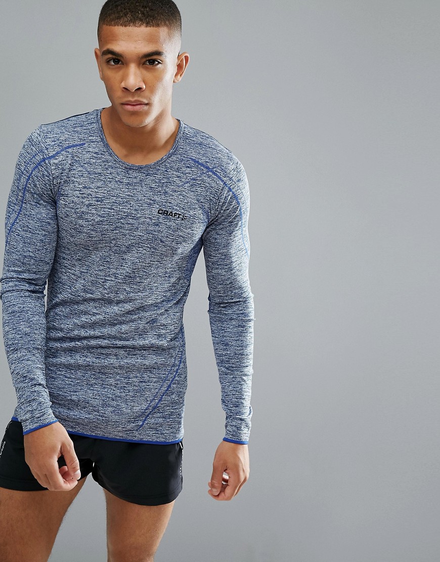 Craft Sportswear Active Comfort Running Knitted Long Sleeve Top In Blue 1903716-2392 - Blue