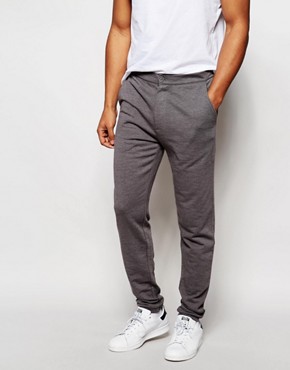 ASOS Skinny Joggers With Button Fly Detail