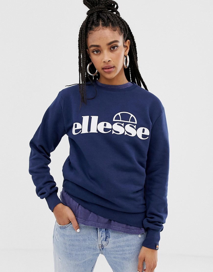 Ellesse boyfriend sweatshirt with front logo