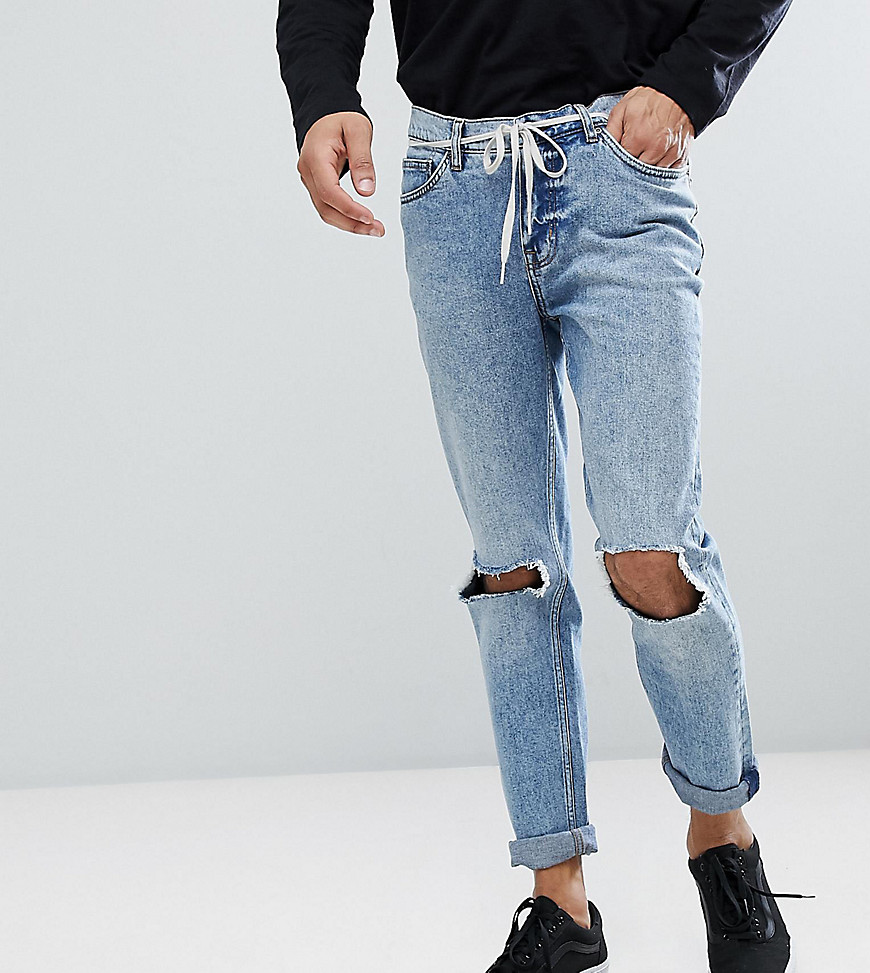 Cheap Monday Sonic Slim Jeans with Blown Out Knee