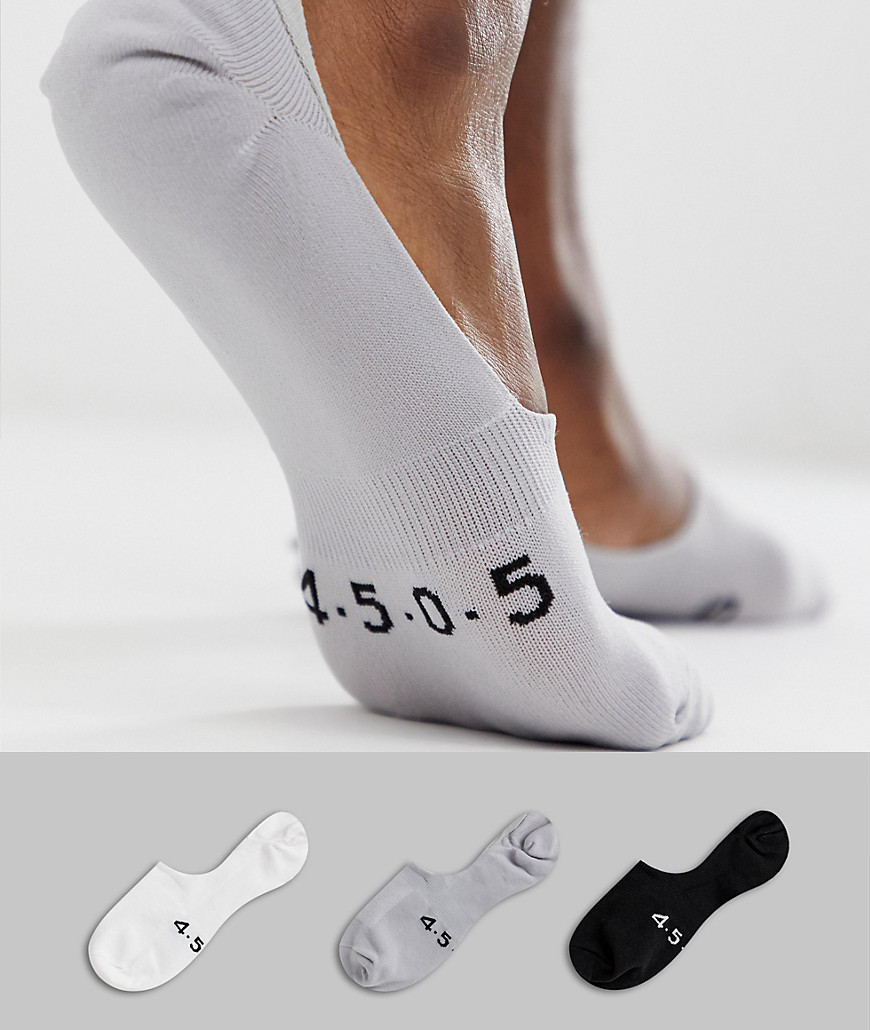 ASOS 4505 invisible liner socks with anti bacterial finish 3 pack