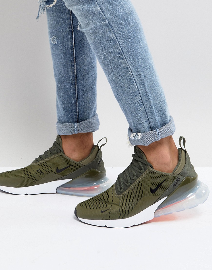 Nike Air Max 270 Trainers In Green AH8050-201 - Green