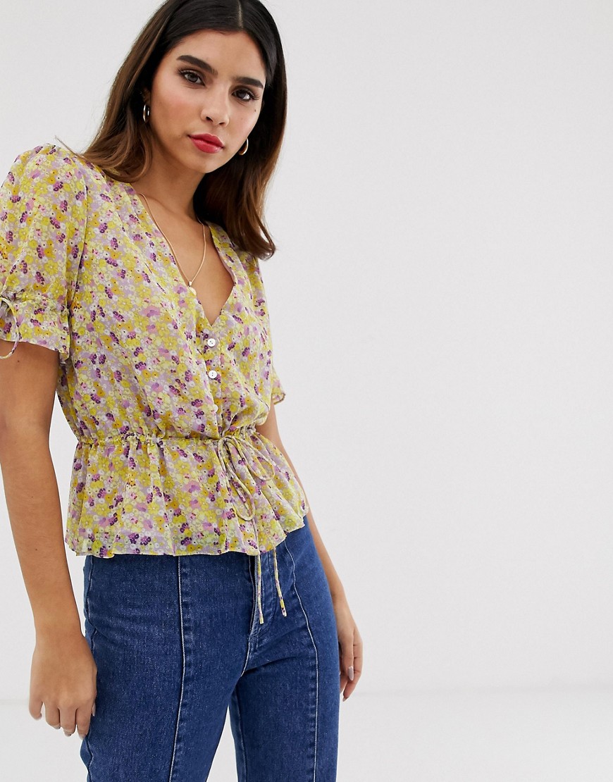 The East Order arlo floral blouse