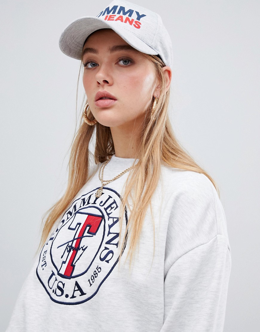 Tommy Jeans jersey cap with flocked logo