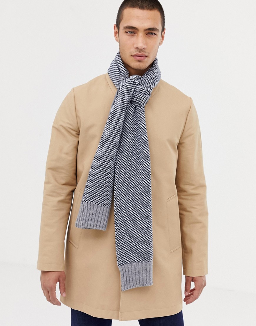 Ted Baker St Just scarf with stripe