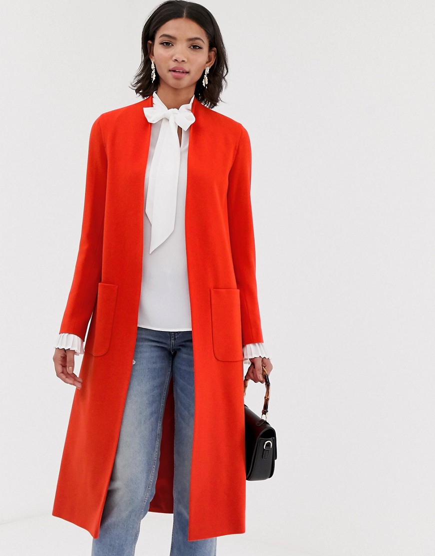 Helene Berman wool blend duster coat