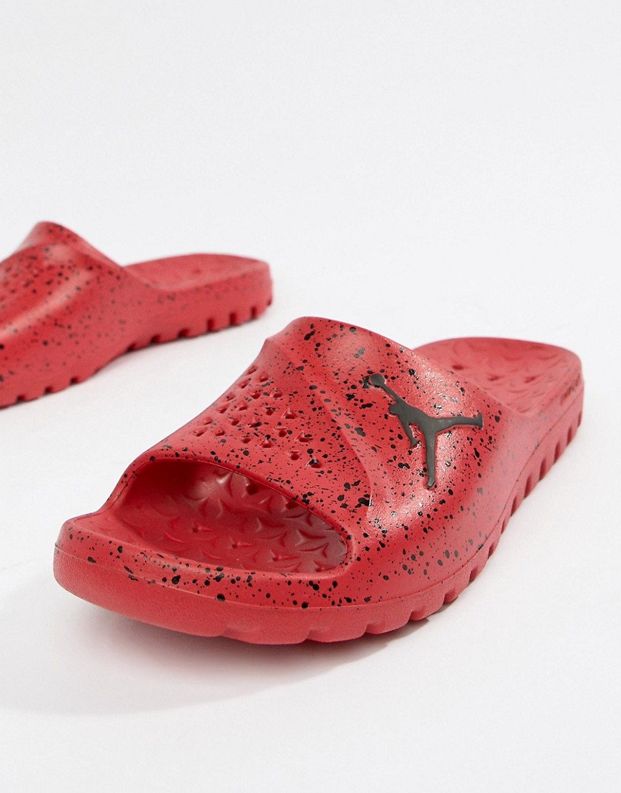 Красные шлепанцы Nike Jordan Super Fly Team 716985-611 - Красный 