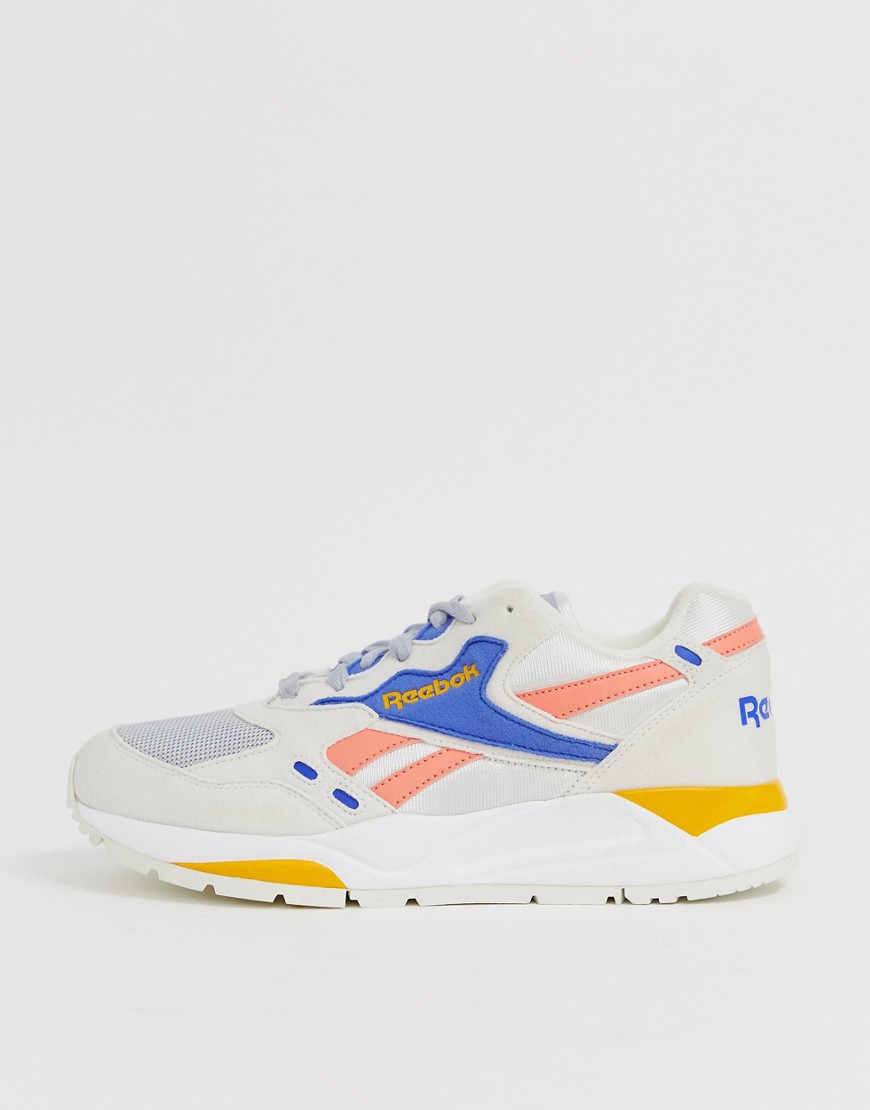 Reebok Bolton trainers in chalk and pink