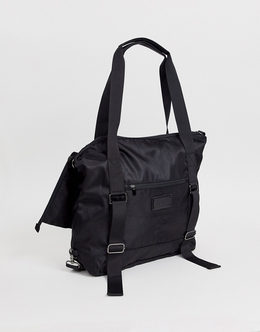 Lole packable gym bag in black