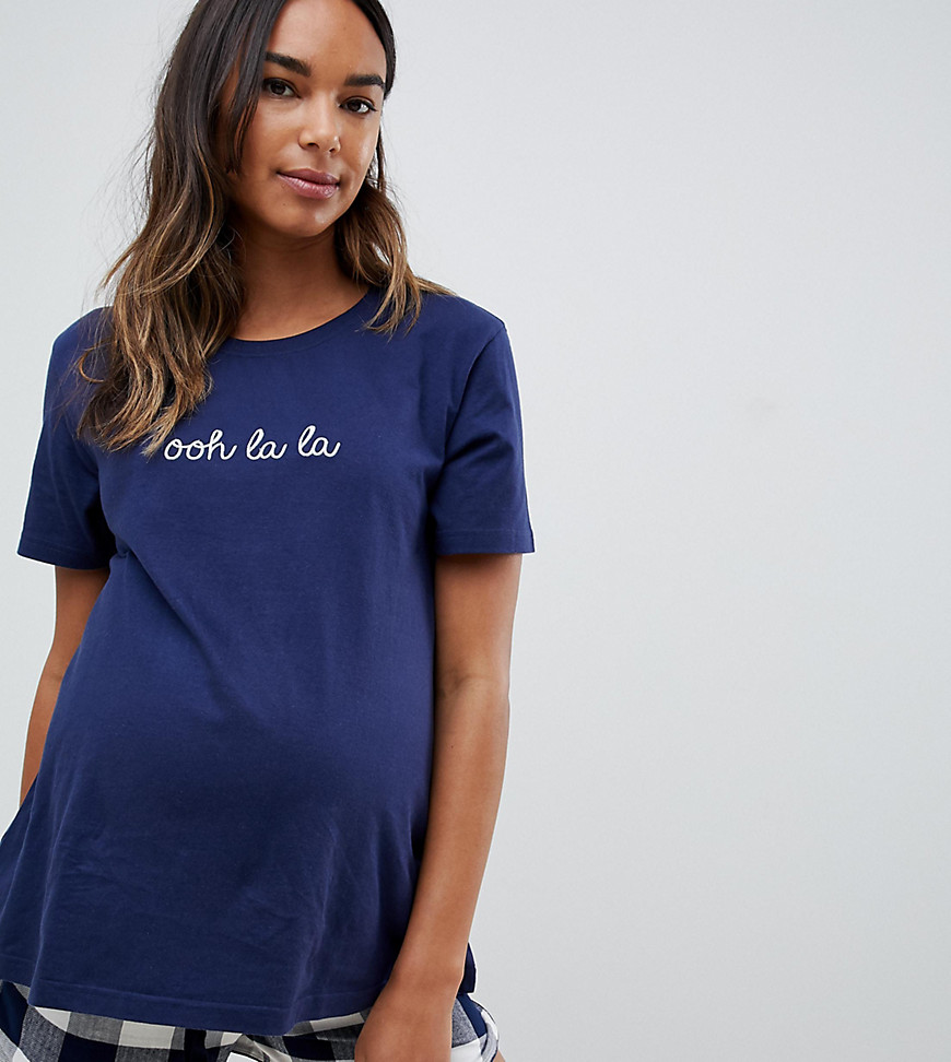ASOS DESIGN Maternity mix & match embroidered tee