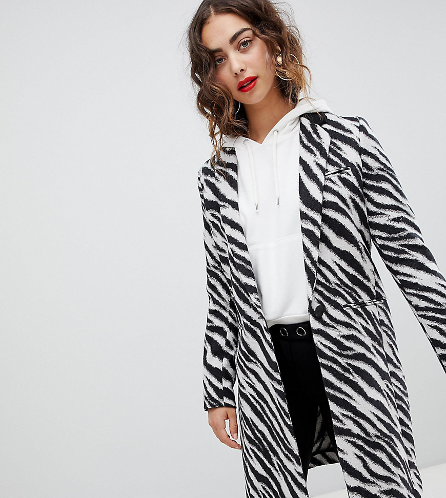 Mango zebra print coat