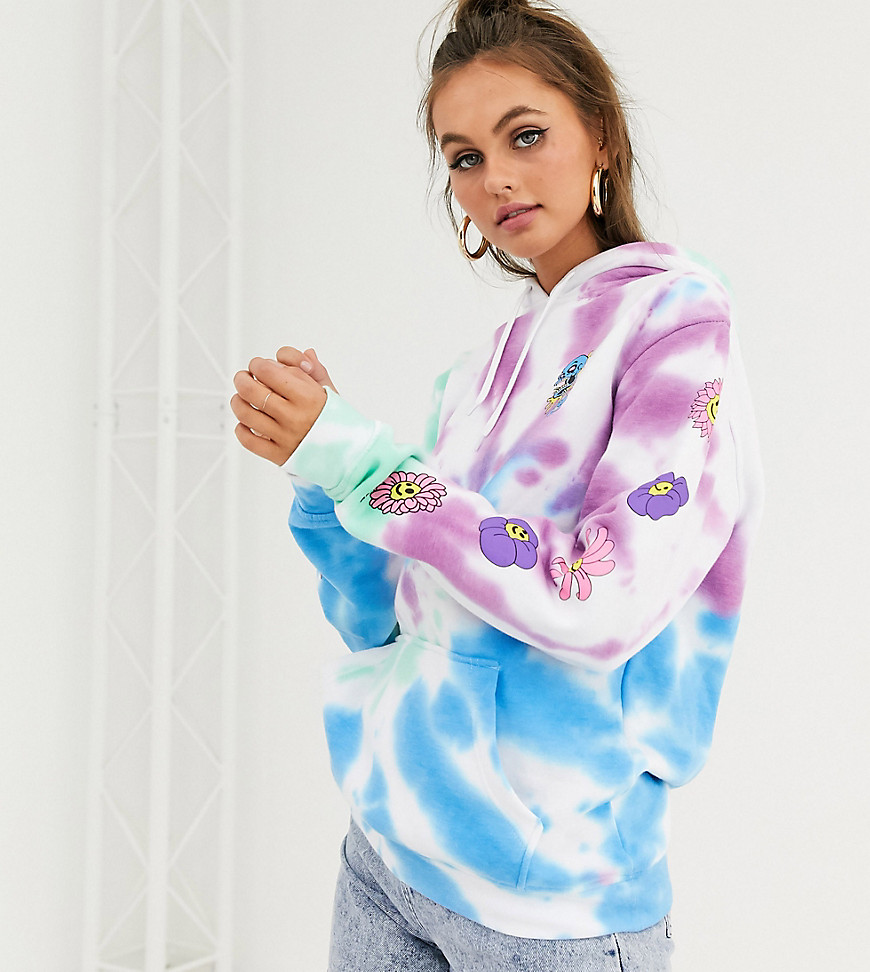 Santa Cruz Baked Dot hoodie in tie-dye Exclusive to ASOS