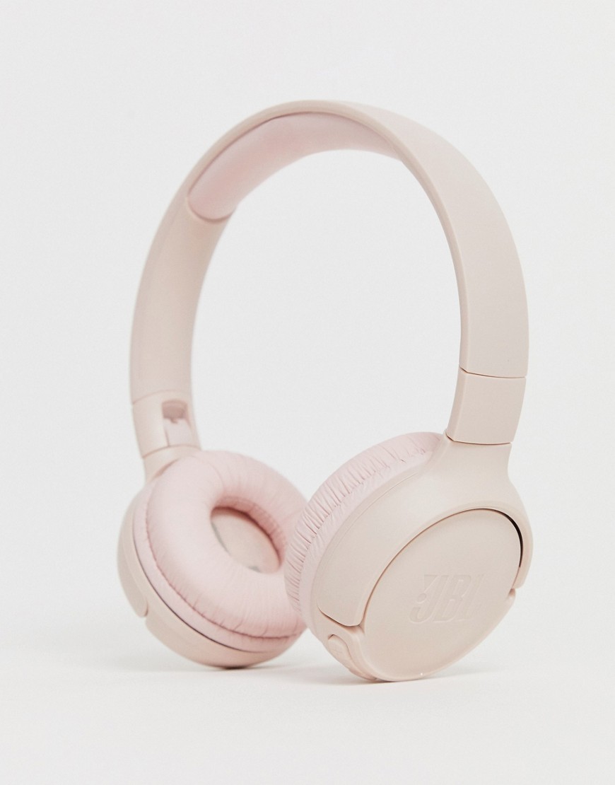 JBL Tune 500 wireless headphones in pink