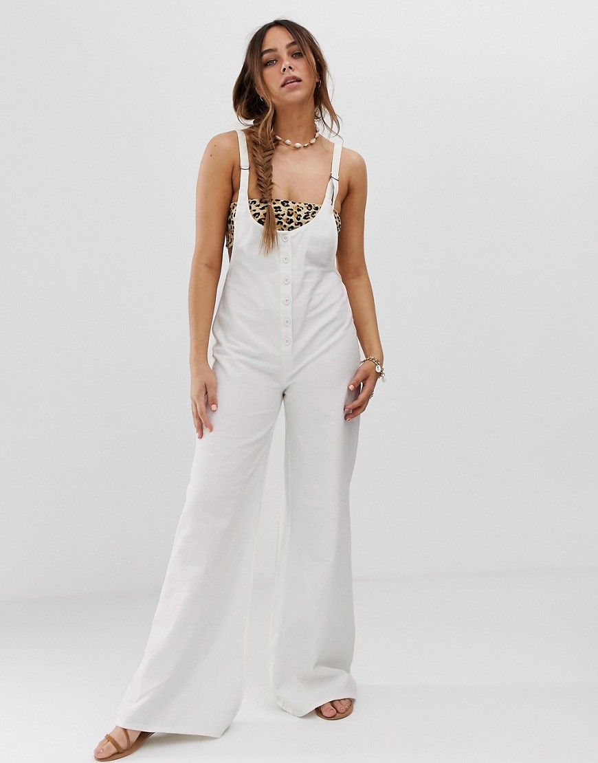 Amuse Society Betina jumpsuit in off white