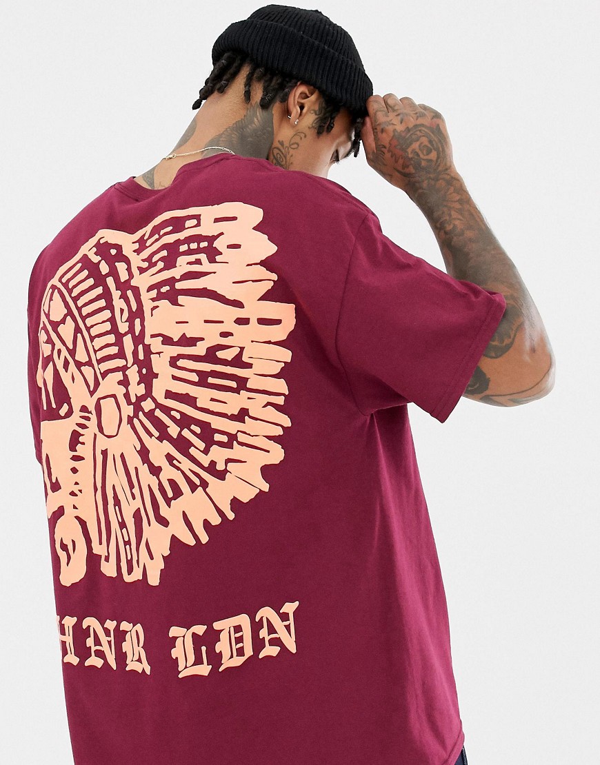 HNR LDN back print t-shirt