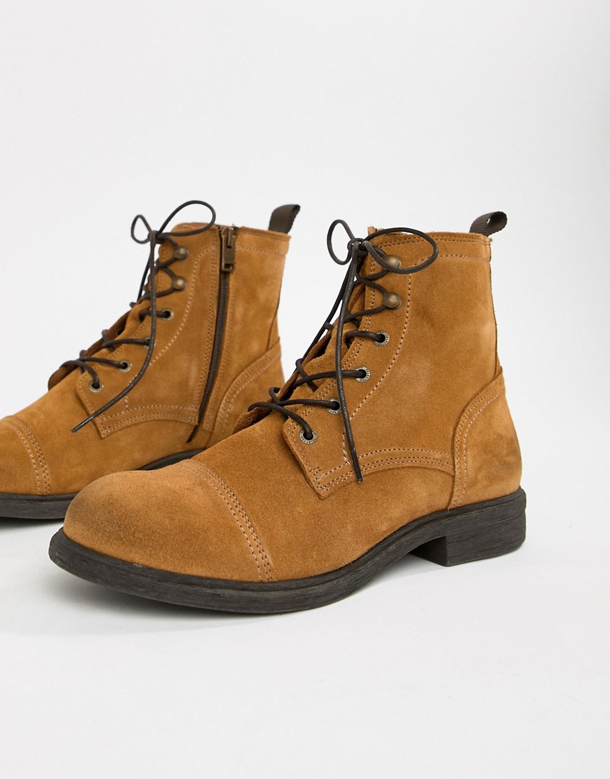 Selected Homme Suede Lace Up Boot