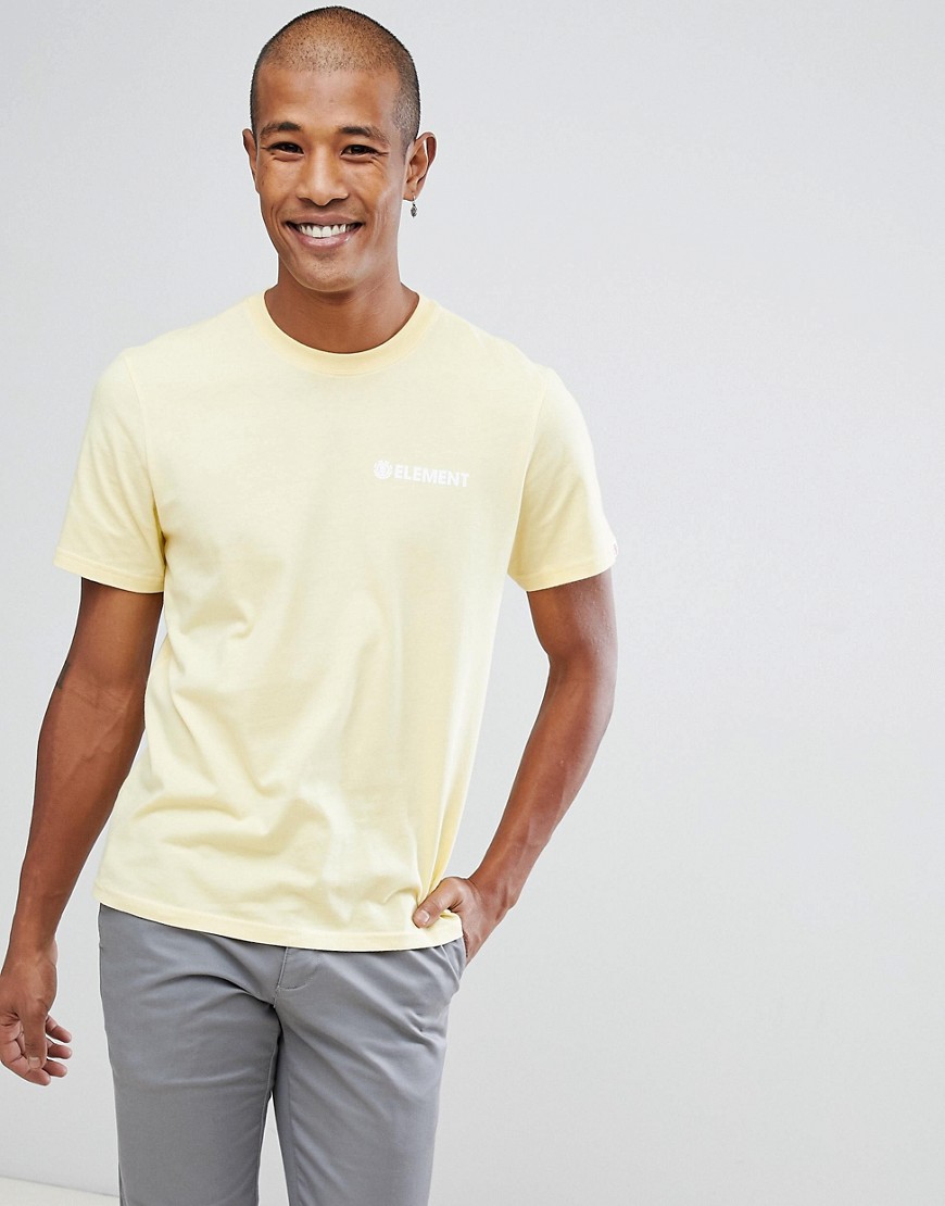 Element Blazin T-Shirt In Yellow - Yellow