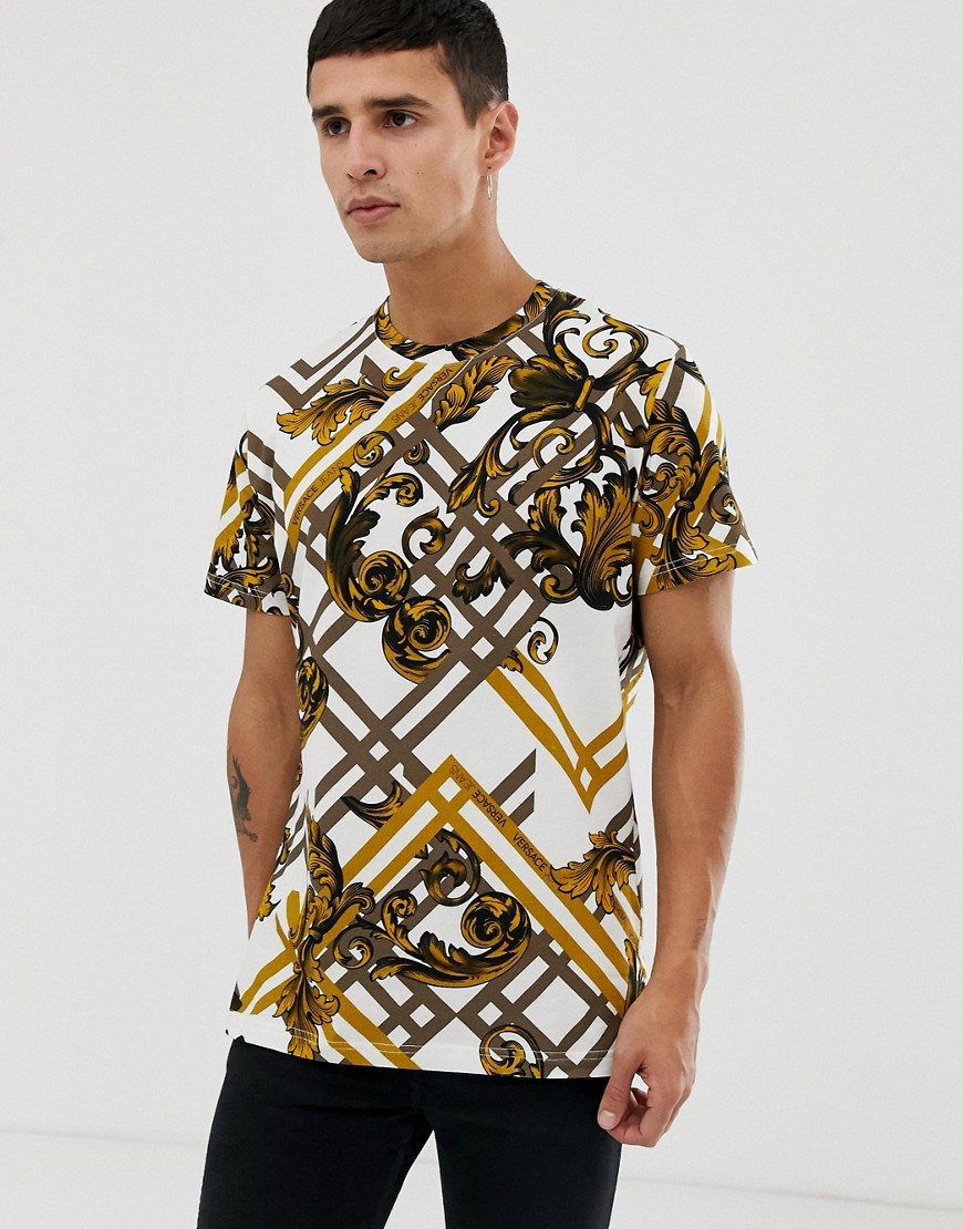Versace Jeans t-shirt with all over baroque print