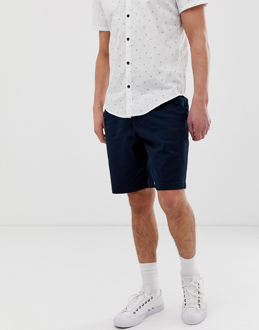 Hollister chino shorts in navy