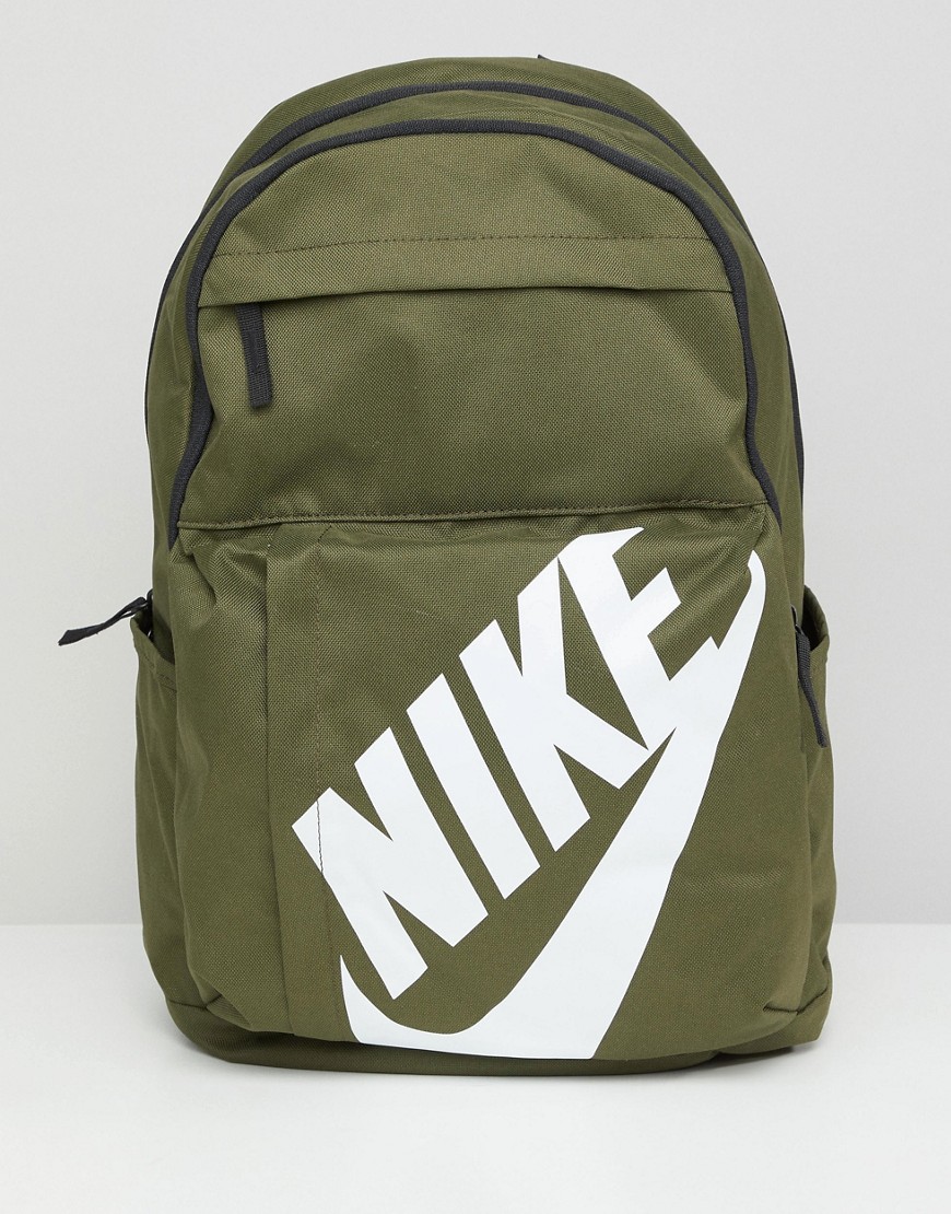 Nike Logo Backpack In Khaki BA5381-395