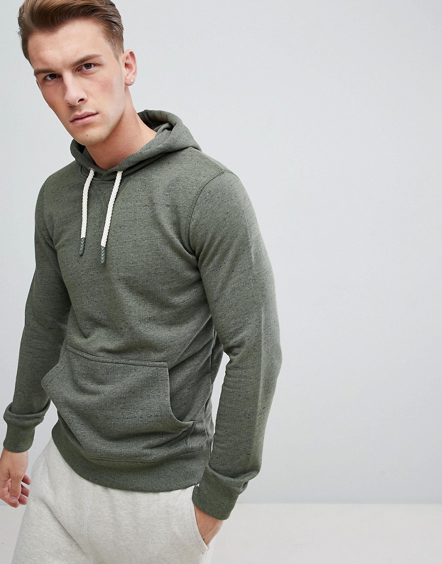 Esprit Hoodie In Khaki With Chunky Drawcord - 310