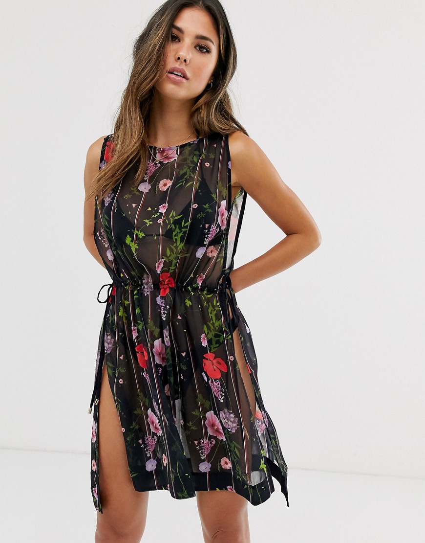 Ted Baker mollii hedgerow tabbard cover up